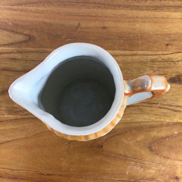 Vintage Bavaria RWC Floral Iridescent Ceramic Pitcher - Picture 6 of 9